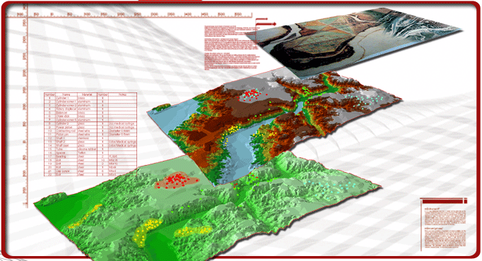 <Modelo digital del terreno MDT en una prospeccin en Aranjuez>